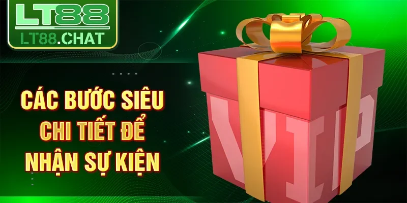 Các bước siêu chi tiết để nhận sự kiện
