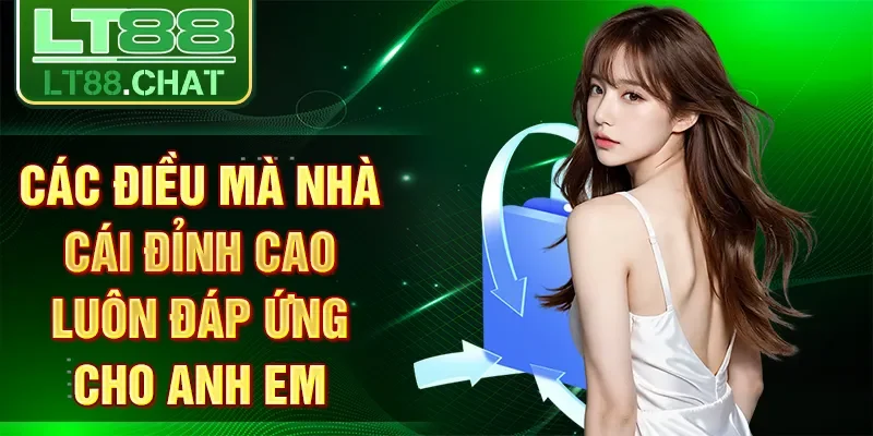 Các điều mà nhà cái đỉnh cao luôn đáp ứng cho anh em